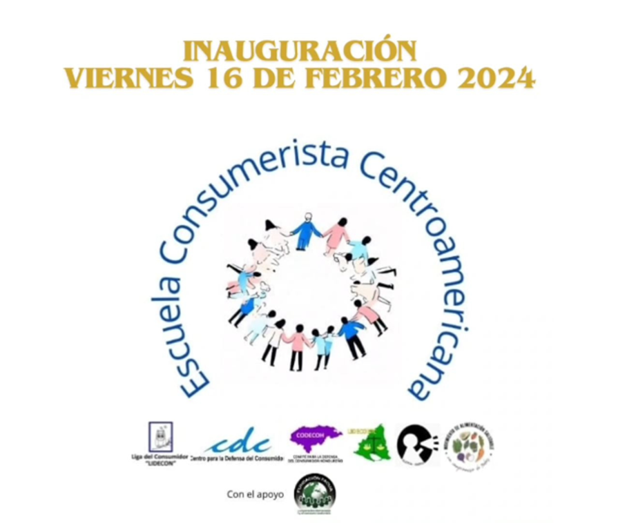 Inauguración de Escuela Consumerista Centroamericana dirigida a jóvenes de Guatemala, El Salvador, Honduras, Nicaragua, Costa Rica y Panamá.