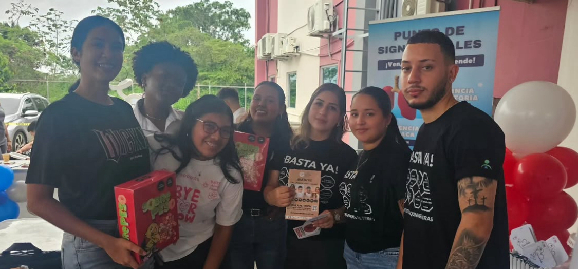 Participación en Feria de la Salud, organizada por la Universidad Americana.